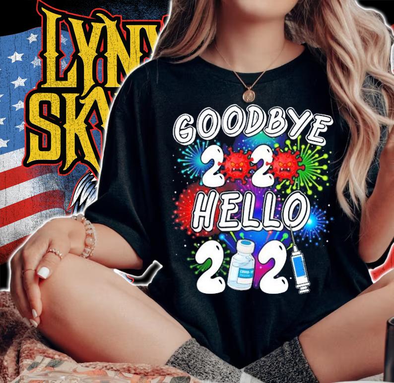 Coronavirus goodbye 2020 hello 2021 shirt woman shirt