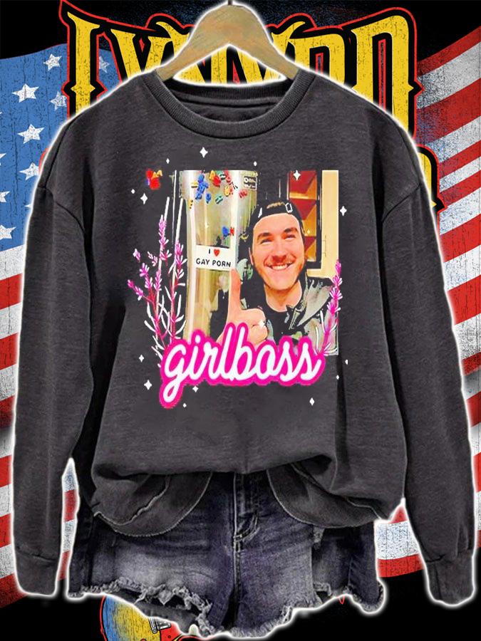 Jschlatt I love Gay porn Girlboss T-shirt sweatshirt