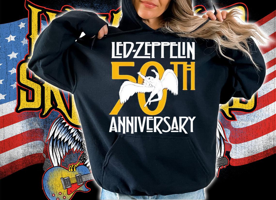Led Zeppelin Anniversary 50th shirt hoodie