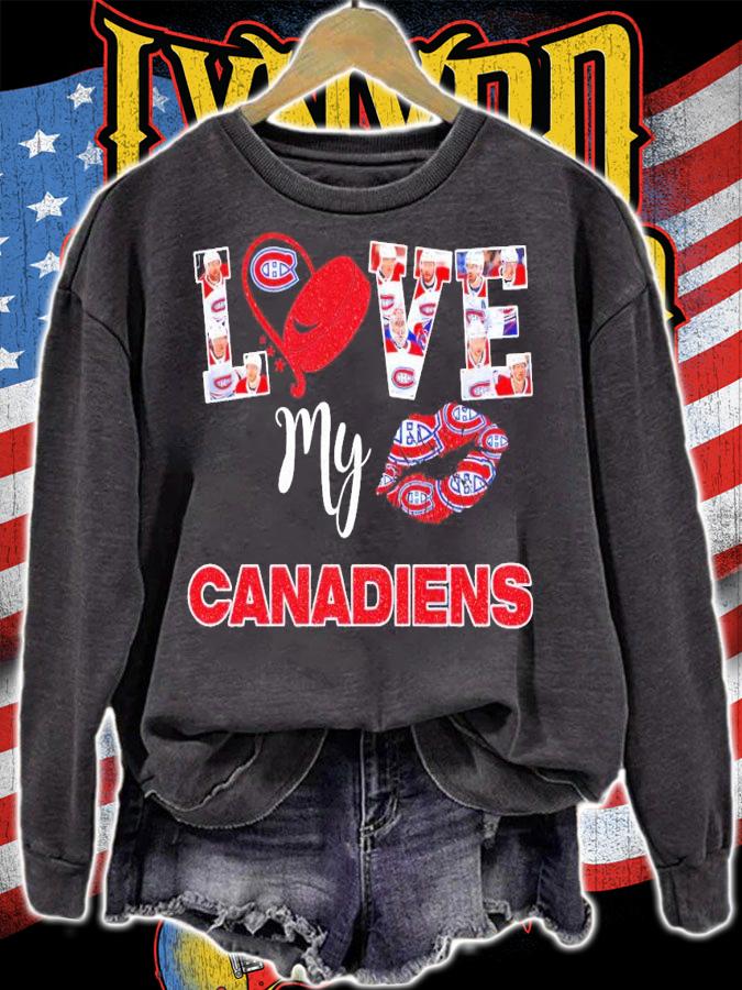 Love my lip Canadiens shirt sweatshirt