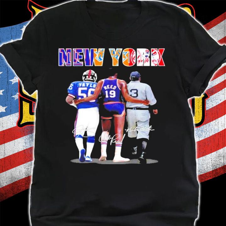 New York Lawrence Taylor Willis Reed Babe Ruth shirt shirt