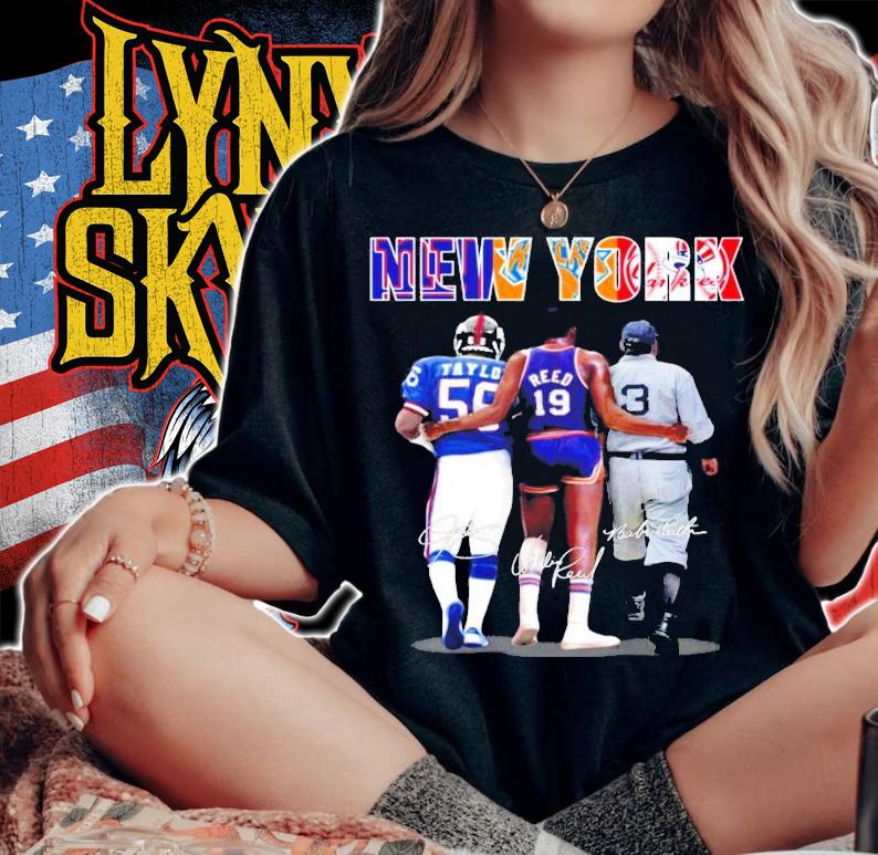 New York Lawrence Taylor Willis Reed Babe Ruth shirt woman shirt