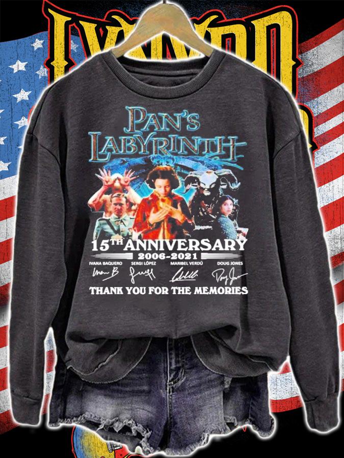 Pan's Labyrinth 15th anniversary 2006-2021 thank you for the memories shirt