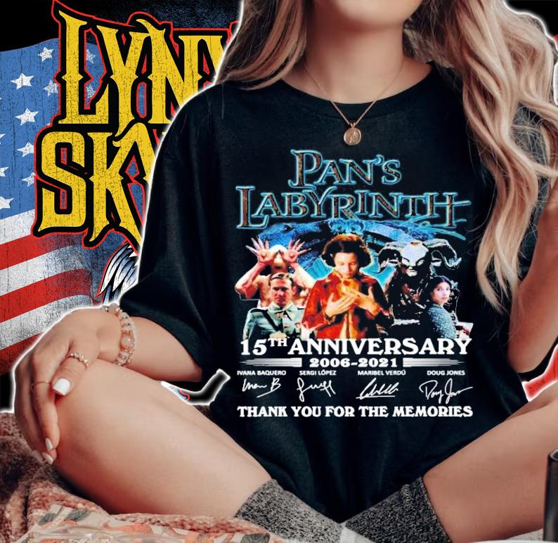 Pan's Labyrinth 15th anniversary 2006-2021 thank you for the memories shirt
