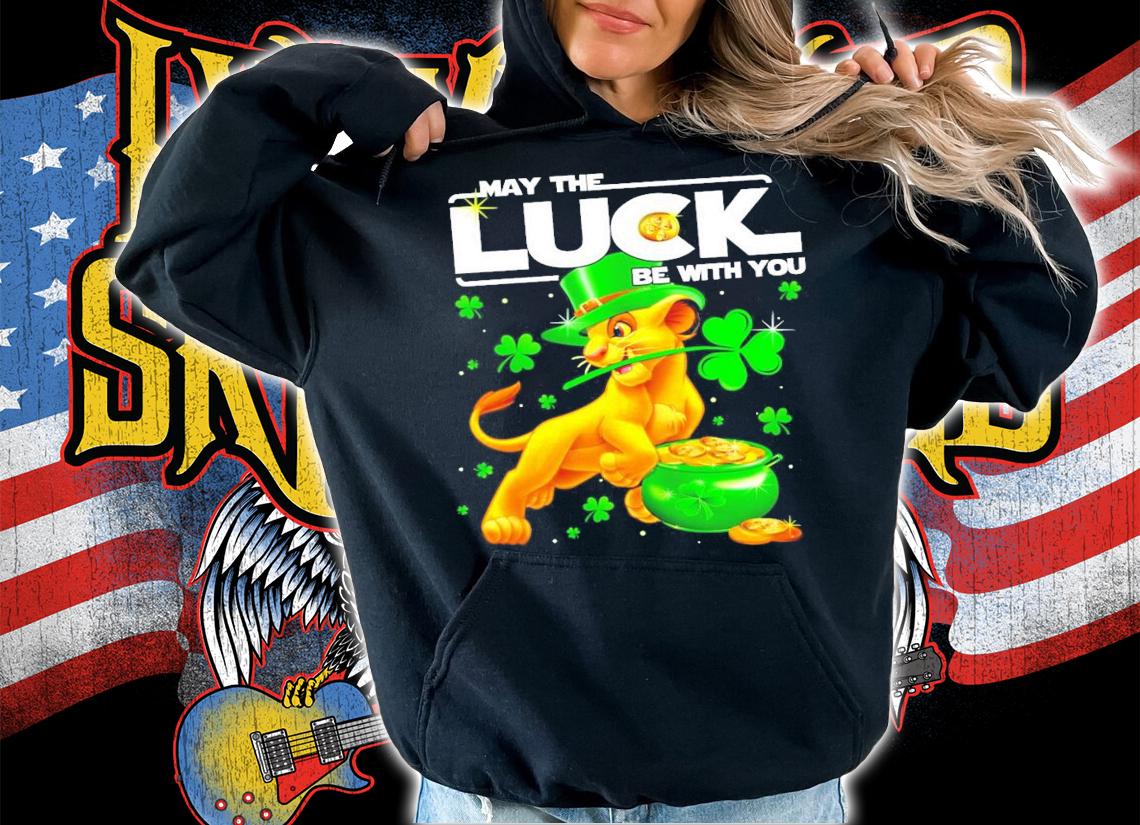 Simba may the luck be with you St.Patrick's Day shirt