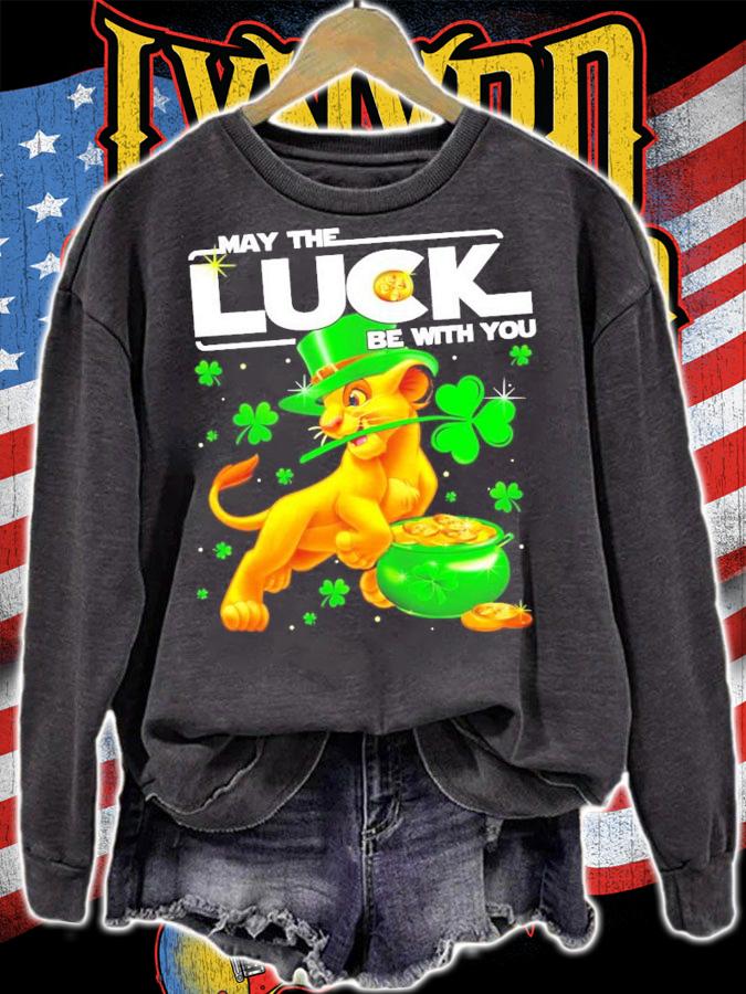 Simba may the luck be with you St.Patrick's Day shirt