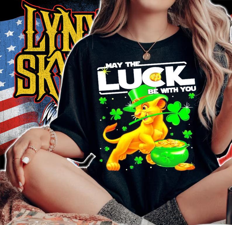 Simba may the luck be with you St.Patrick's Day shirt