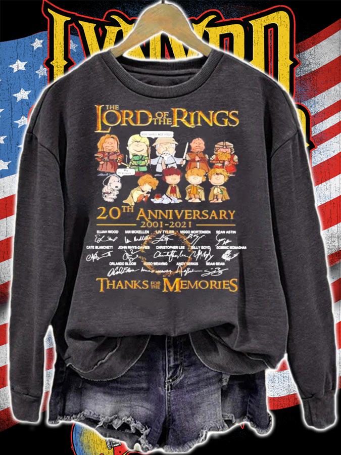 The Lord of the Rings 20th anniversary 2001-2021 shirt sweatshirt