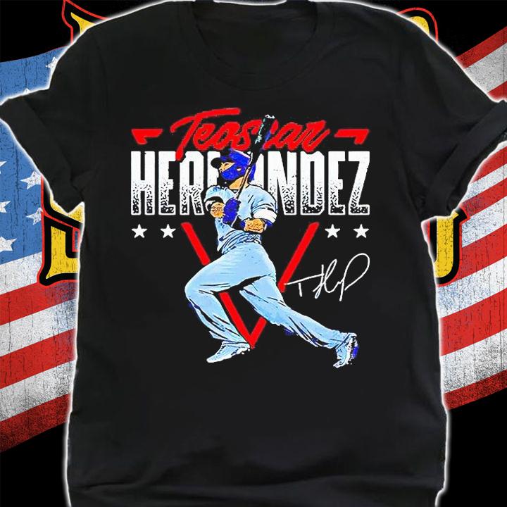 Toronto Blue Jays Teoscar Hernandez signature T-shirt shirt