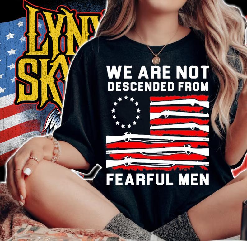 We are not descended from fearful men shirt woman shirt