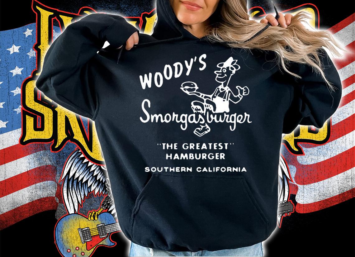 Woody's Smorgas Vurger The Greatest Hamburger shirt hoodie