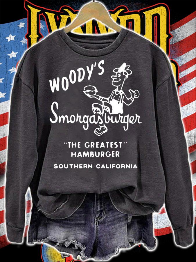 Woody's Smorgas Vurger The Greatest Hamburger shirt sweatshirt