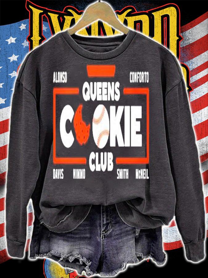 Alonso conforto queens cookie club Davis Nimmo Smith McNeil shirt sweatshirt