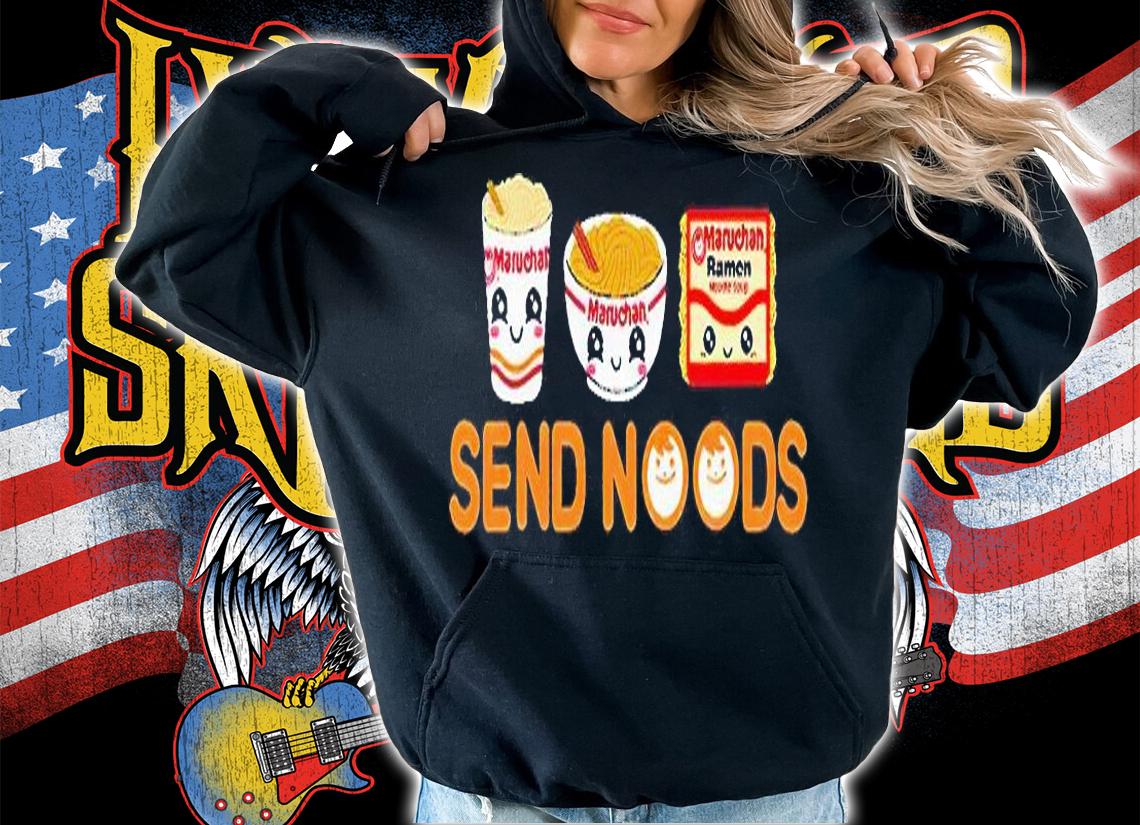 Funny Send Noods Ramen T-shirt hoodie