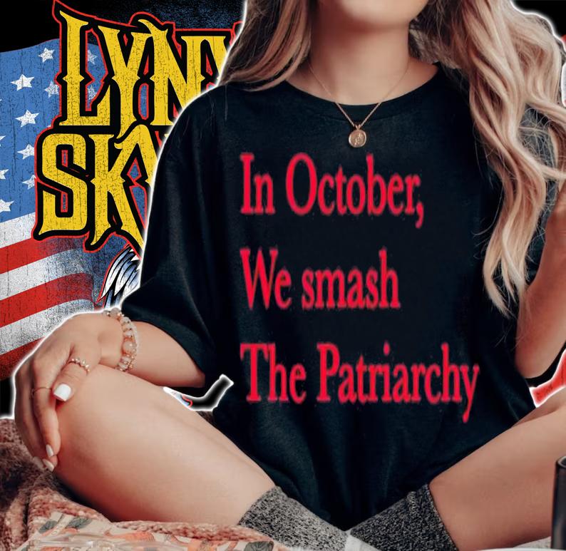 In October we smash the patriarchy shirt woman shirt
