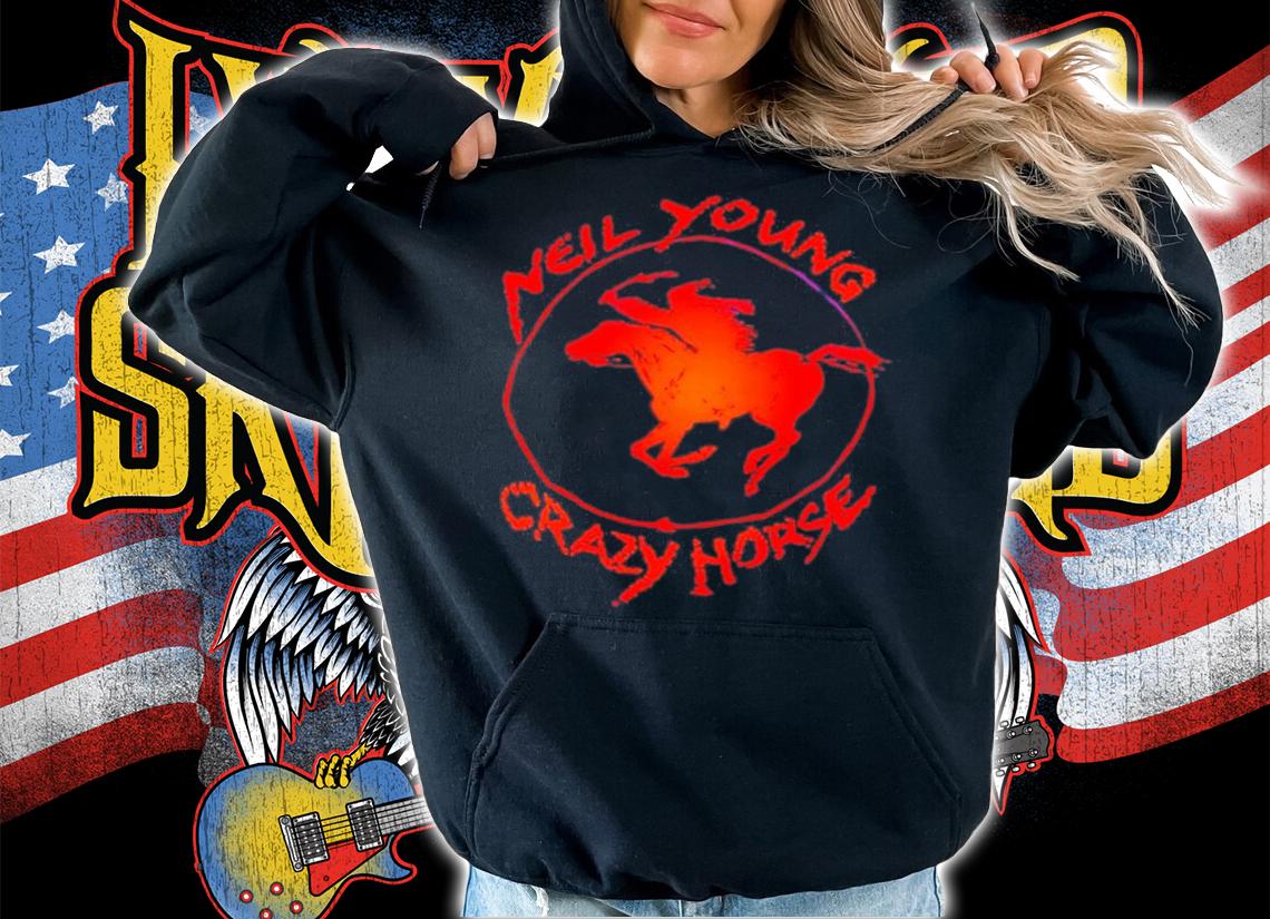 Neil young crazy horse shirt hoodie