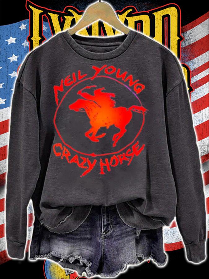 Neil young crazy horse shirt sweatshirt