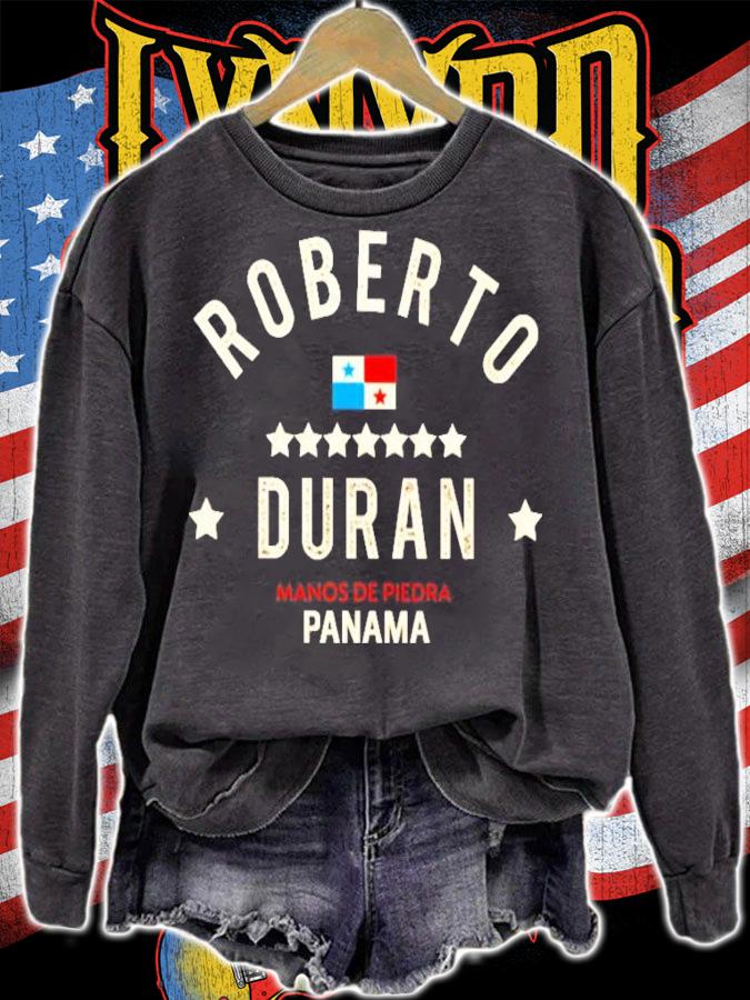 Roberto Duran manos piedra panama shirt