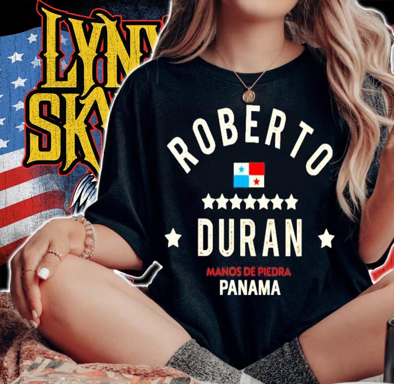 Roberto Duran manos piedra panama shirt
