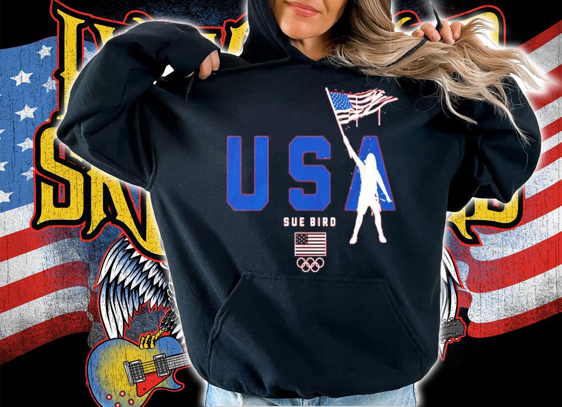 Sue Bird Flag Bearer Team USA Licensed shirt