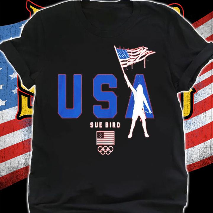 Sue Bird Flag Bearer Team USA Licensed shirt