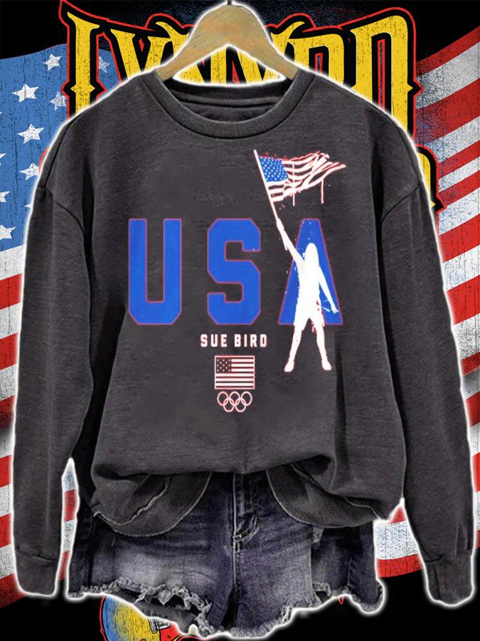 Sue Bird Flag Bearer Team USA Licensed shirt