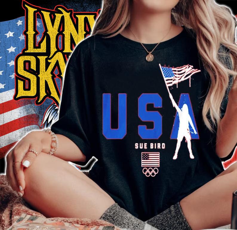 Sue Bird Flag Bearer Team USA Licensed shirt