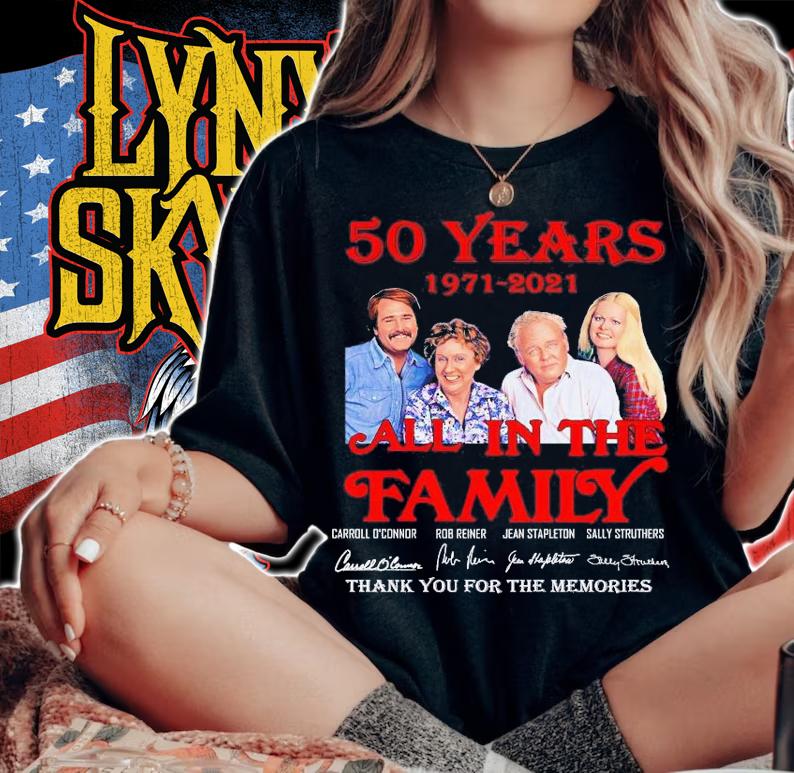 50 years 1971 2021 All In The Family thank you for the memories shirt