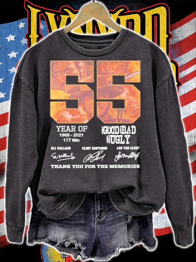 55 year of The Good The Bad And The Ugly 1966 2021 177 min thank you for the memories shirt