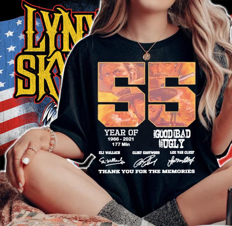 55 year of The Good The Bad And The Ugly 1966 2021 177 min thank you for the memories shirt