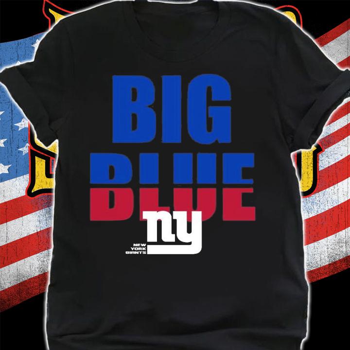 New York Giants big blue Legend Local Phrase Performance shirt shirt