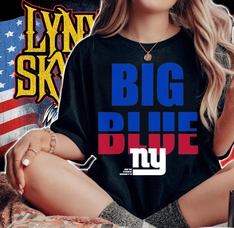 New York Giants big blue Legend Local Phrase Performance shirt woman shirt