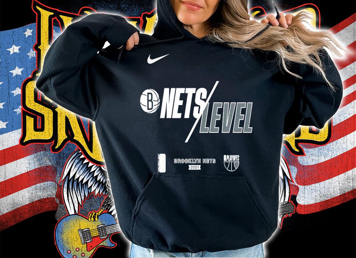 Brooklyn Nets Nike 2021 NBA Playoffs Mantra Nets Level shirt