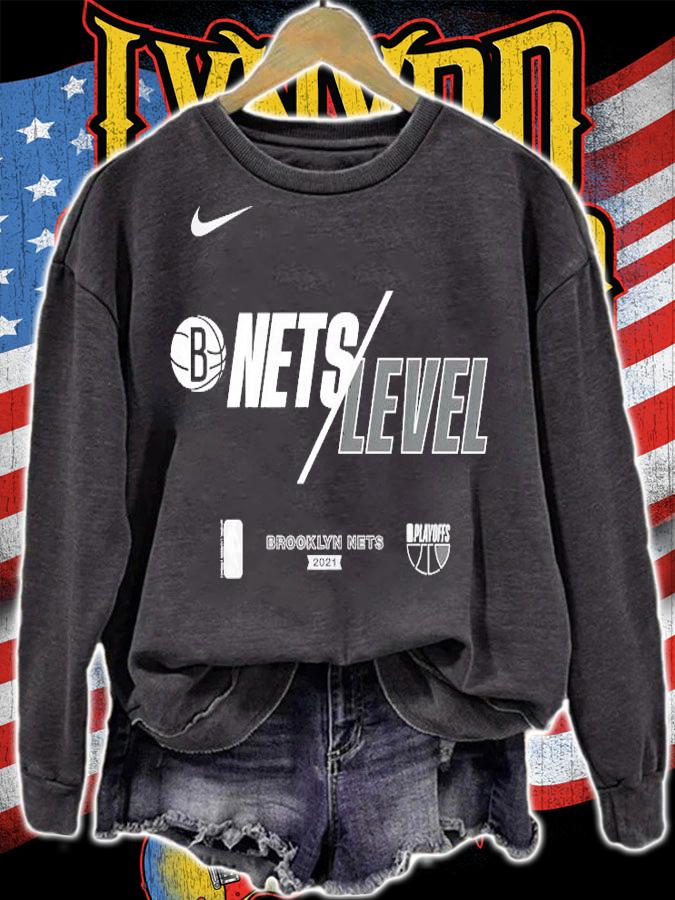 Brooklyn Nets Nike 2021 NBA Playoffs Mantra Nets Level shirt
