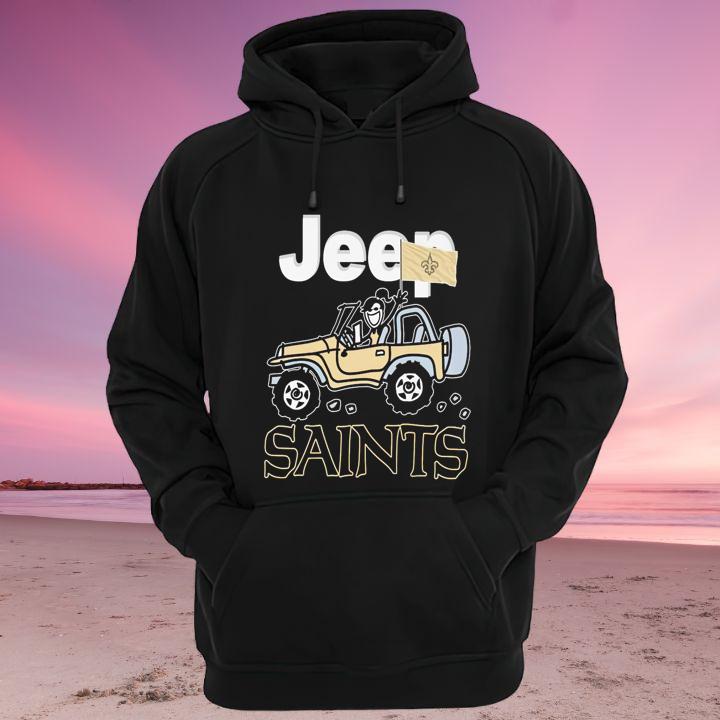 Jeep Girl New Orleans Saints T-Shirt hoodie