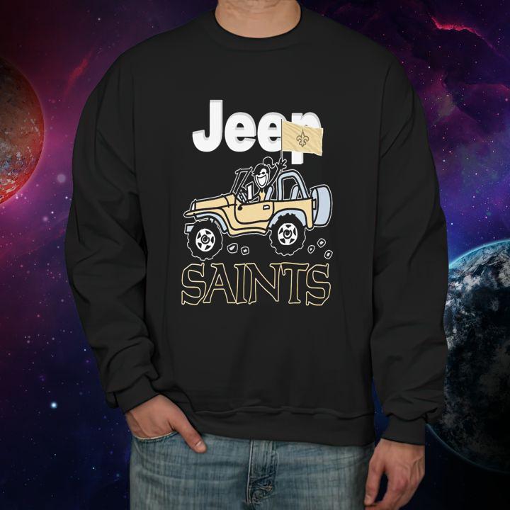 Jeep Girl New Orleans Saints T-Shirt sweatshirt