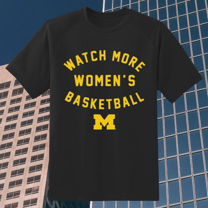 Watch More Michigan Wolverines Womens Basketball Logo T-Shirt
