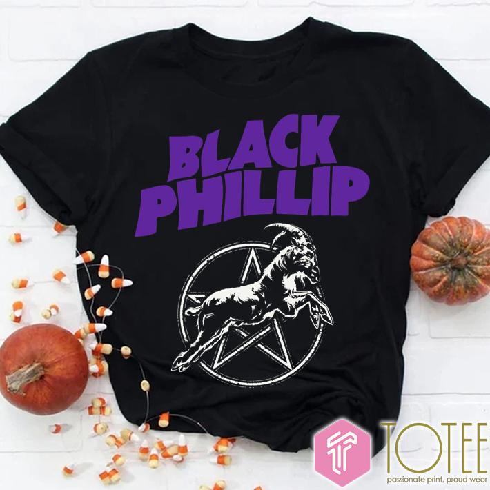 Black Phillip Parody Black Sabbath Metal Demon Goat Satanic Symbol T-Shirt