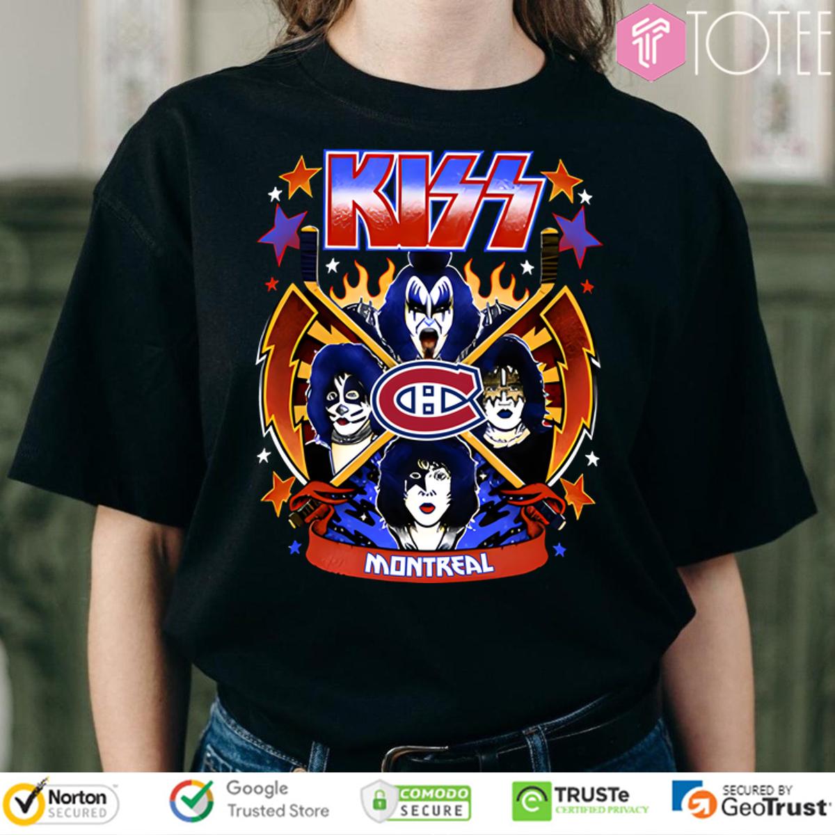 Kiss Band Montreal Canadiens Parody Bohemian Rhapsody T-Shirt