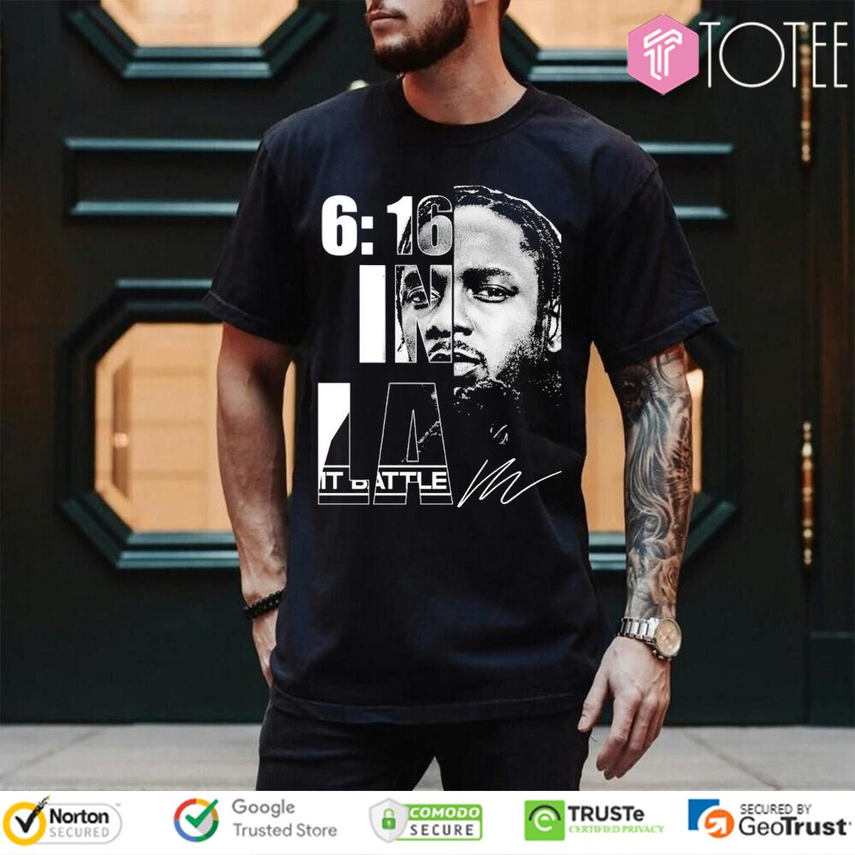 Kendrick Lamar 6 16 In LA Rap Battle T-Shirt
