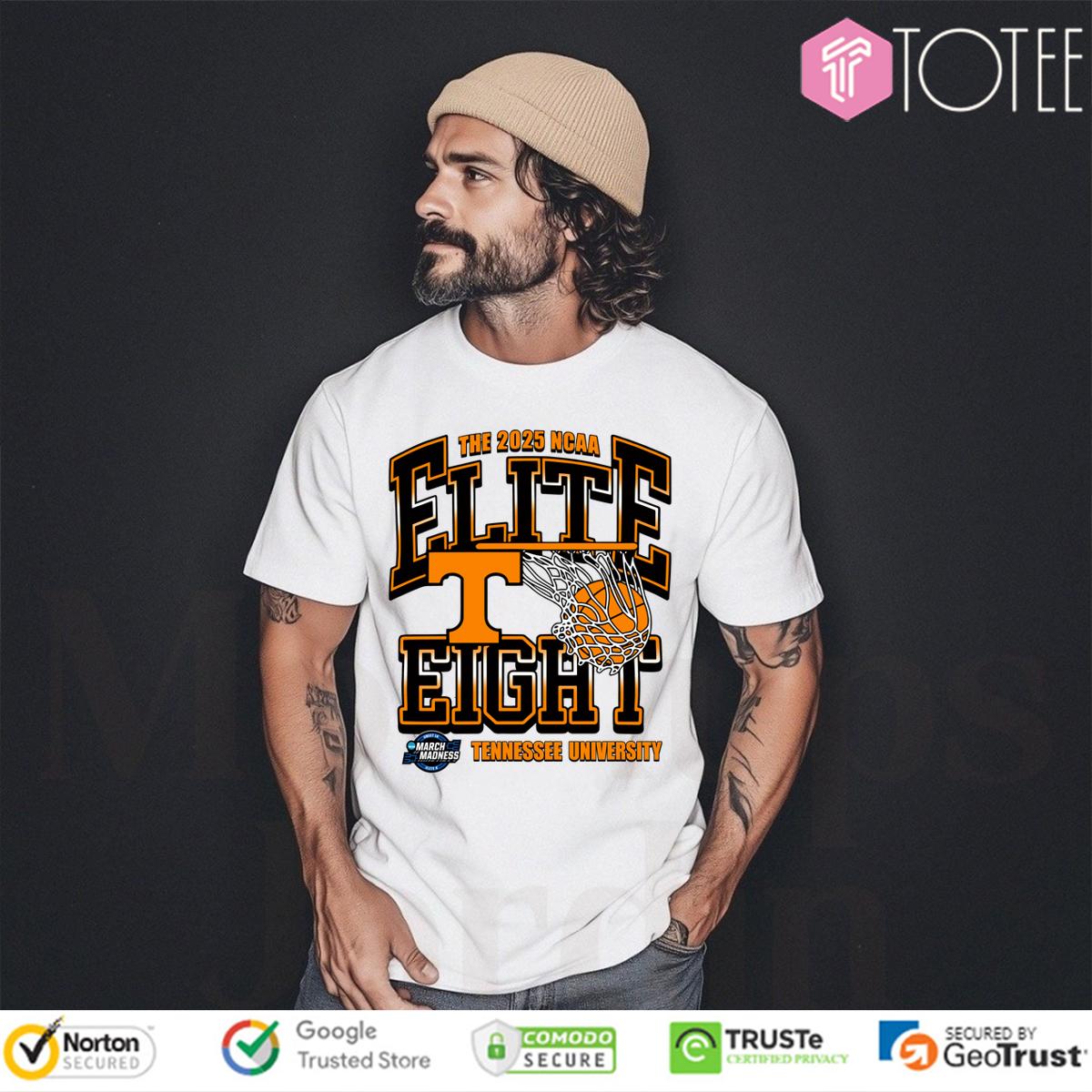 The 2025 Ncaa Elite Eight Tennessee Volunteers Basketball March Madness Shirt