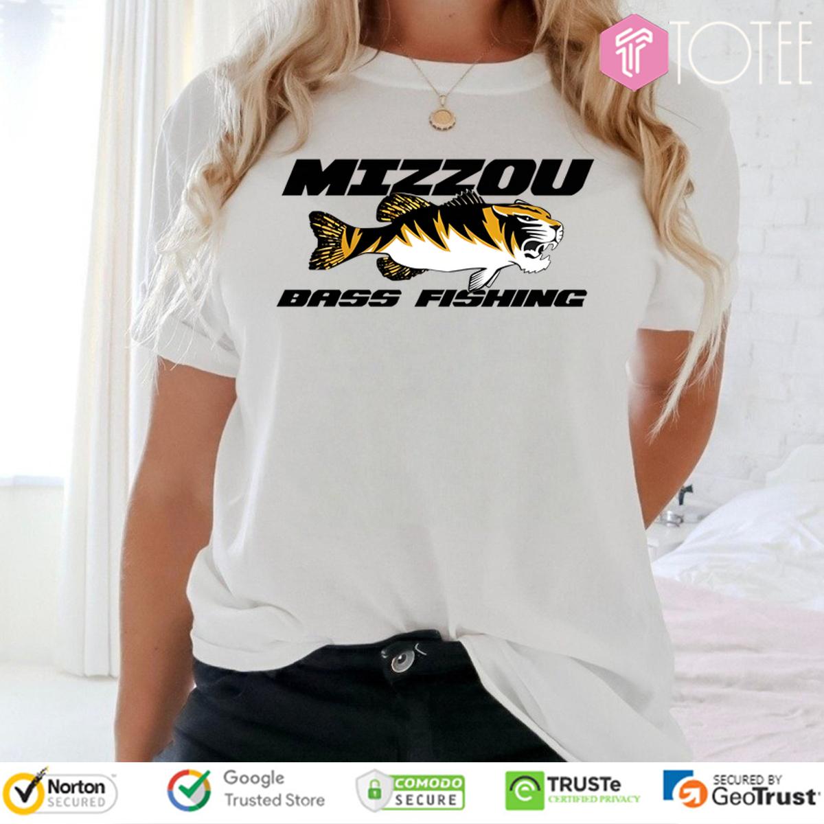 Mizzou Bass Fishing Shirt: Catch More, Show Your Tiger Pride!