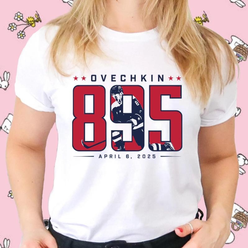 Alex Ovechkin Washington Capitals 895 Ovi T-shirt