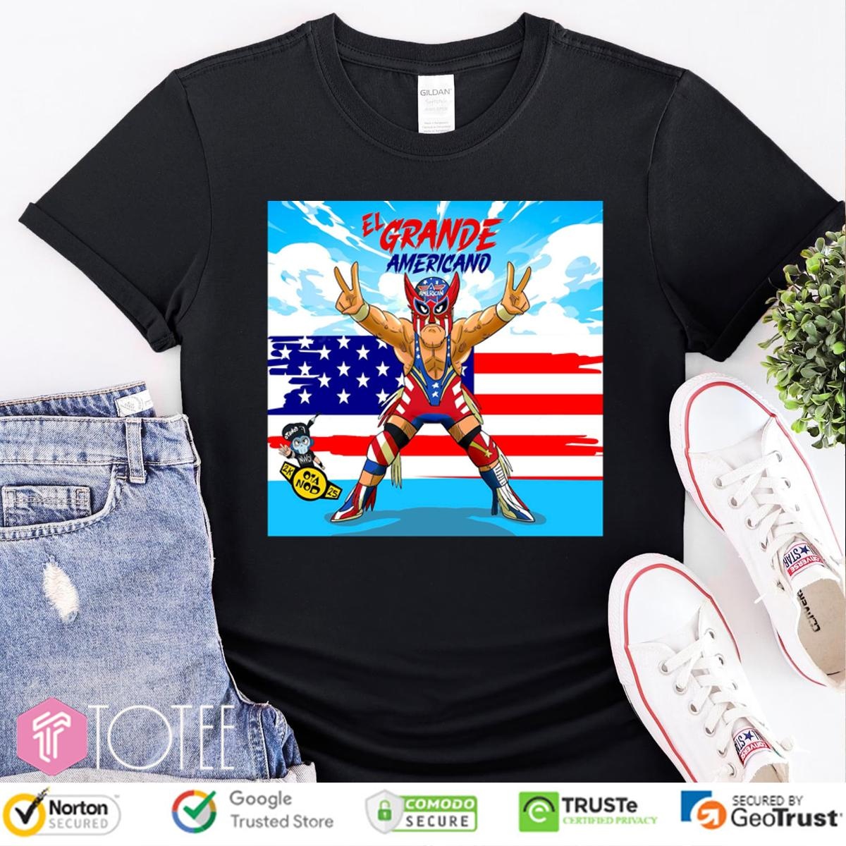 El Grande Americano Cartoon T-shirt