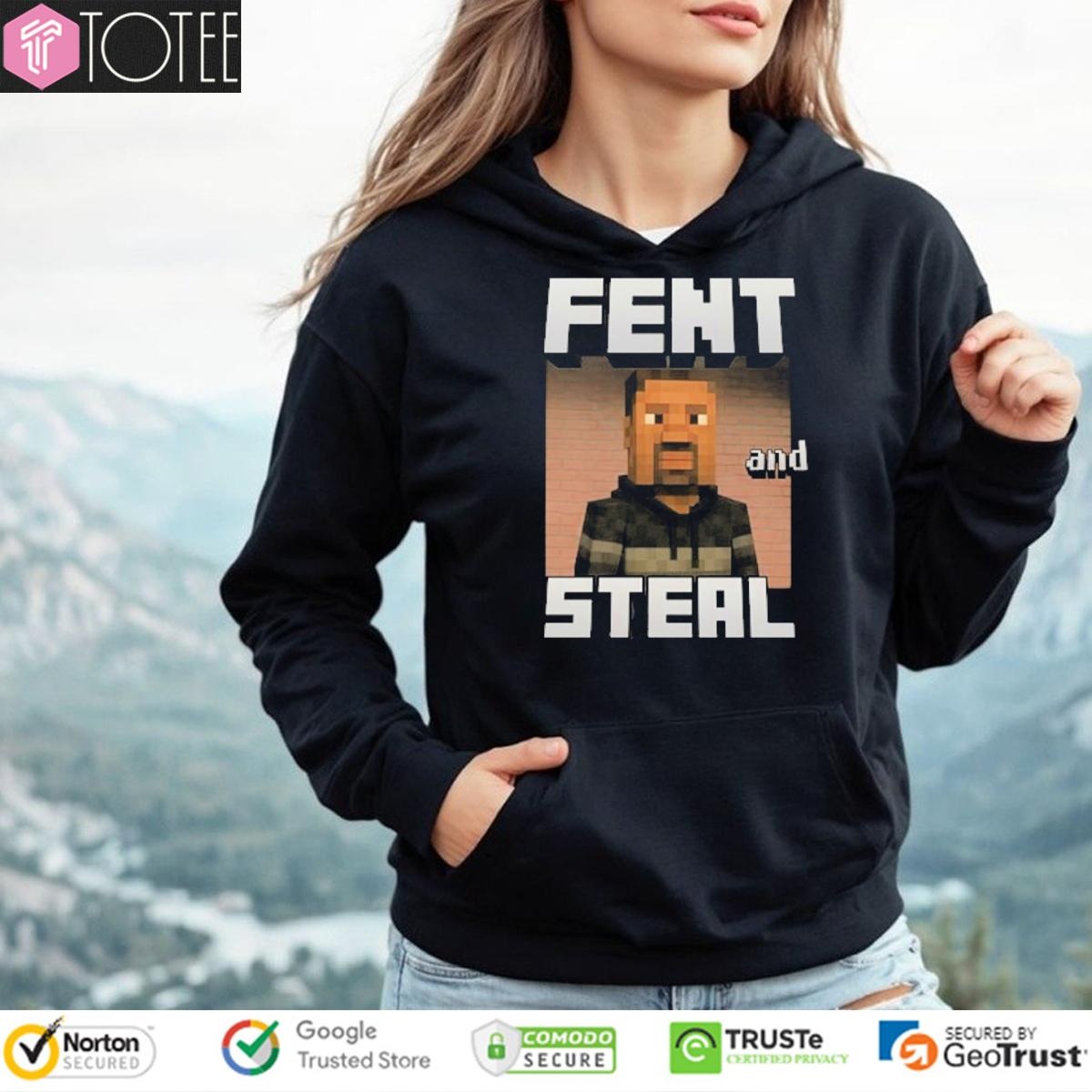 Fent And Steal George Floyd Parody Minecraft Hoodie