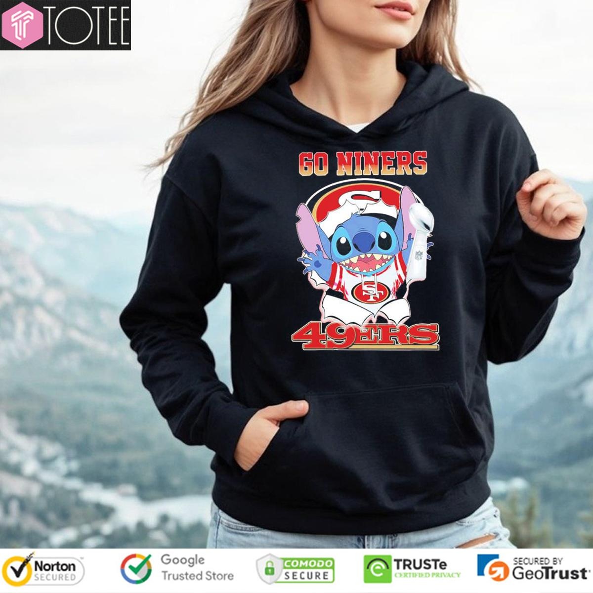 Stitch Hold Super Bowl Trophy Go Niners San Francisco 49Ers Hoodie