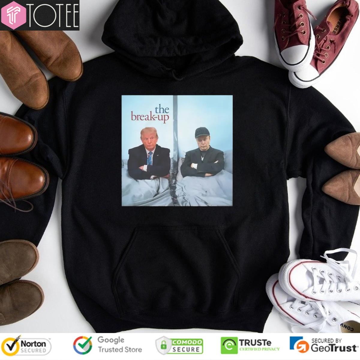 The Break-Up Trump Vs Elon Musk Blew Up Hoodie
