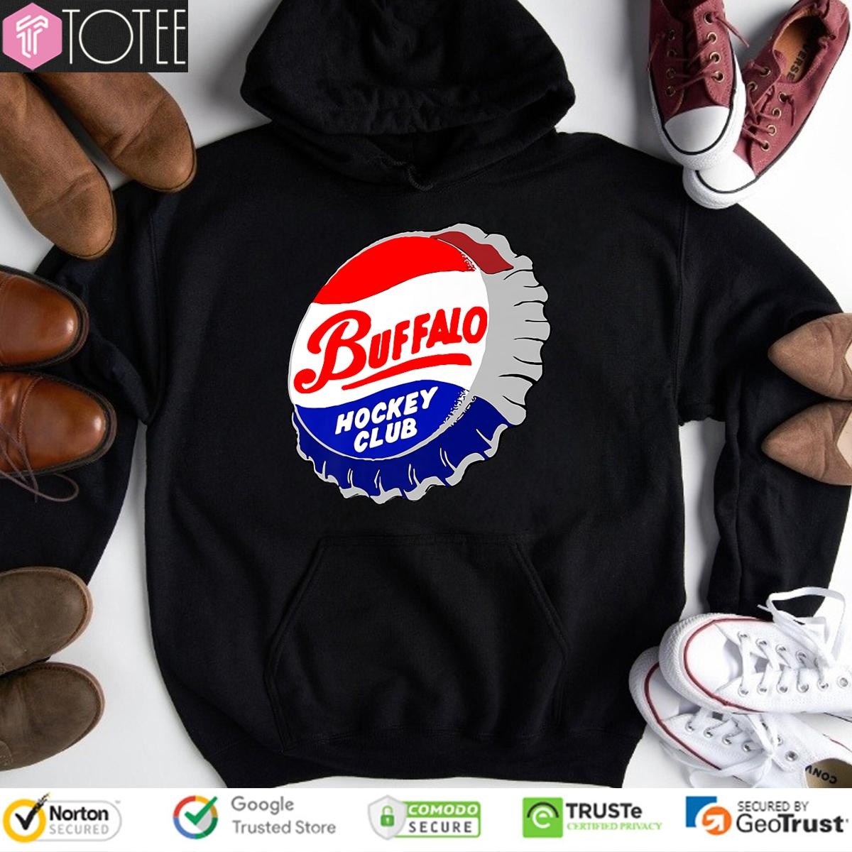 Beer Bottle Cap Buffalo New York Hockey Club Hoodie