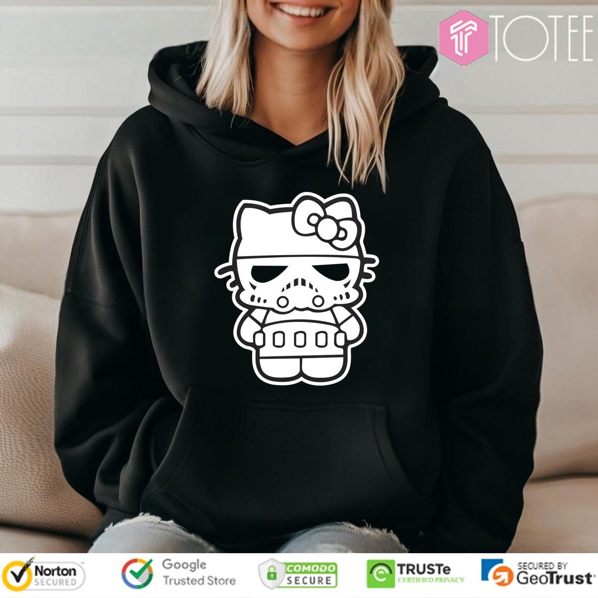 Hello Stormtrooper Parody Cat Hello Kitty Star Wars Hoodie