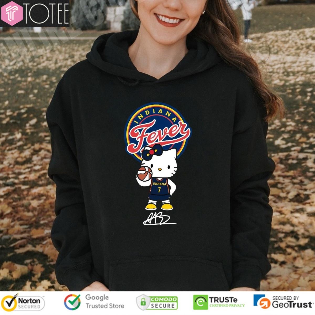 Indiana Fever Aliyah Boston Hello Kitty Signature Hoodie